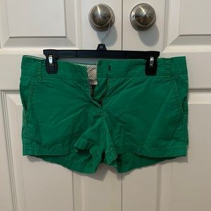Green Jcrew Chino Shorts